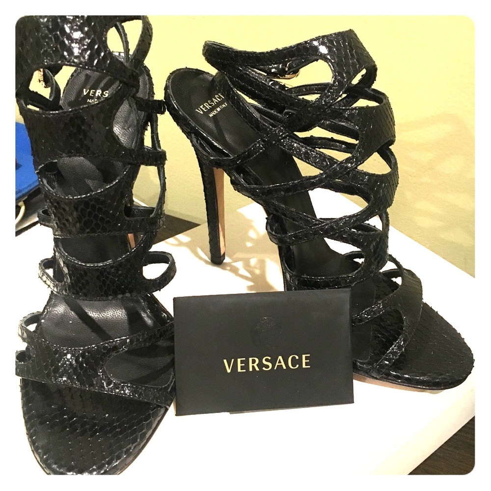 Genuine Python Versace Collection Shoes